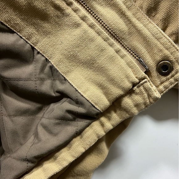 Cabela’s | Canvas Chore Barn Coat Fleece & Quilted Lined Tan | L - Picture 11 of 16